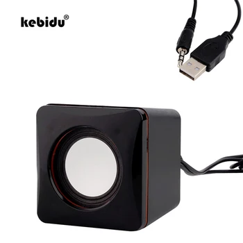 Kebidu 2 buc/lot DC 5V Mini USB Portabil Audio Music Player Difuzor Difuzor Stereo Cutie de Sunet Pentru MP3 MP4 Laptop PC