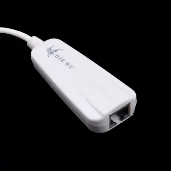 Kebidumei Hotest de Vânzare diewu USB 2.0, placa de retea USB la RJ45 Extern placa de Retea LAN Adaptor Pentru Windows xp/vista/win8