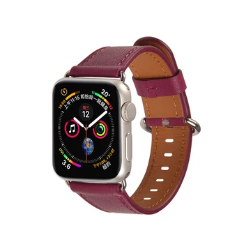 Kebitt din Piele Colorate Curea Catarama Clasica Trupa pentru Apple Watch 5 4 3 2 1 o Serie de Lumina Culoare Curea iwatch Benzile de 40 de 44mm