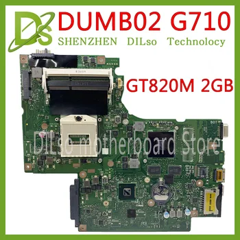 KEFU DUMB02 Mainboard REV: 2.1 Pentru Lenovo G710 notebook Placa de baza G710 Placa de baza placa Grafică cip GT820M 2G test de munca