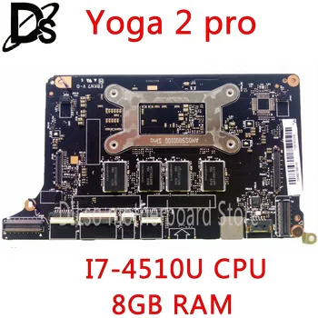 KEFU NM-A074 Pentru Lenovo Yoga 2 Pro Laptop Placa de baza 5B20G38213 VIUU3 NM-A074 i7-4510U CPU RAM de 8 gb original mothebroard
