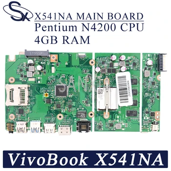 KEFU X541NA Laptop placa de baza pentru ASUS VivoBook Max X541NA X541N original, placa de baza 4GB-RAM Pentium CPU N4200