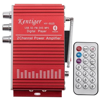 Kentiger Hy-502S 2Ch Bluetooth Hi-Fi Super Bass Putere de Ieșire Amplificator Stereo Cu Telecomanda Usb/Sd Player Radio Fm