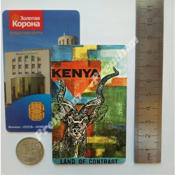 Kenya suvenir magnet de epocă turistice poster
