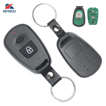 KEYECU Înlocuirea Remote Control Key Fob 2 Buton 433MHz pentru Hyundai Santafe Elantra 2002-2006 FCC ID: OSLOKA-510T