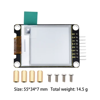 Keyestudio 1.54 Inch E-Ink Display Ecran LCD Module 200*200 pentru Arduino(alb-negru)