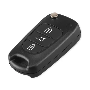 KEYYOU 20x Telecomanda Cheie Auto Shell 3 Butoane Flip Key Caz Pentru Kia K2 K5 Rio 3 Picanto Ceed Cerato Pentru Hyundai Tucson ix25 ix35 i30