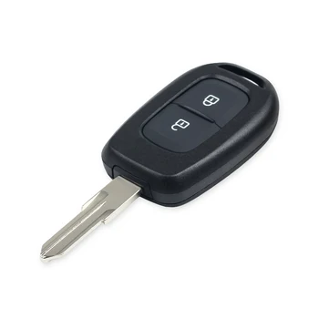 KEYYOU 40x 2 buton cheie de la Distanță Masina Shell Caz Pentru Renault Duster Kwid Sandero Logan 2013 - 2018 Cheie Auto Cu Lama VAC102
