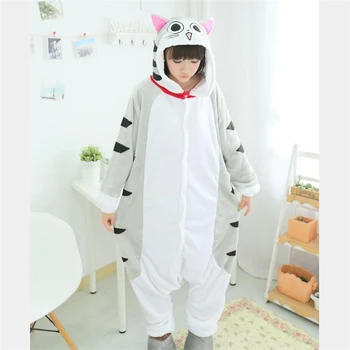 Kigurumi Chi cat body-uri, Pijamale animal costum de Pijama Unisex personaj de Desene animate pijama bucatarie cat body-uri, pijamale