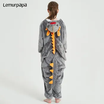 Kigurumis Trusou Copii Desene Animate Toothless Copii Pijamale Fată Băiat Petrecere De Iarna Homewear Salopeta Cosplay Sleepwear Copil