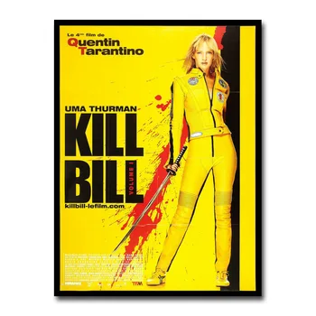 Kill Bill Film Clasic Panza Poster de Perete de Arta de Imprimare Tablou 20x30 60x90cm Tapet Decorativ de Perete Imagine pentru Camera de zi