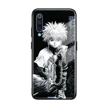 Killua Zoldyck Hunter Hunter HxH silicon moale sticlă călită telefon caz pentru Xiaomi Mi 8 9 SE Amesteca 2 2s 3 RedMi Nota 5 6 7 8 Pro