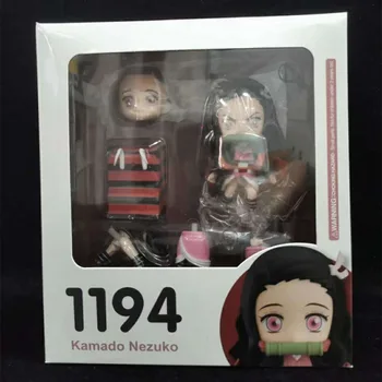 Kimetsu nu Yaiba Acțiune Figura Tanjirou Nezuko 1193# 1194# PVC Jucărie Drăguț Demon Slayer Anime Figurina Figura Jucării 100mm