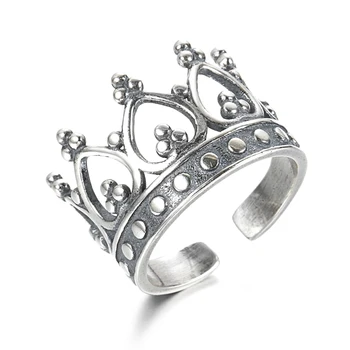 Kinel De Lux Argint 925 Inel Coroana Mea Printesa Inel De Logodna Simplu Boho Sterling-Silver-Bijuterii 2019 Noi