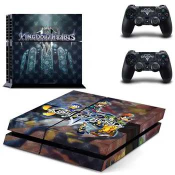 Kingdom Hearts PS4 Autocolante Play station 4 Pielii PS 4 Autocolant Decal Acoperire Pentru PlayStation 4 Consola PS4 & Controller Piei de Vinil
