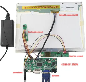 Kit pentru N150X3-L05 DVI HDMI de pe placa de control Semnal VGA 15