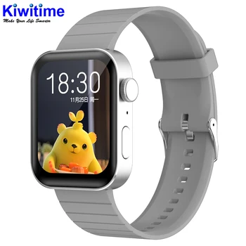 KIWITIME P40 1.65 inch Ceas Inteligent Oameni Complet Tactil de Fitness Tracker Tensiunii Arteriale Ceas Inteligent Femei GTS Smartwatch