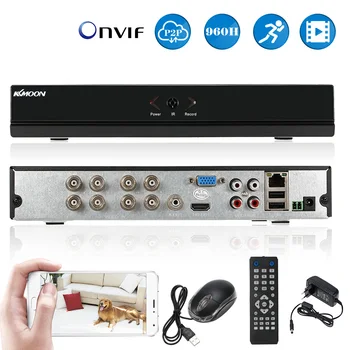 KKmoon HD 8CH DVR 960H/D1 H. 264 1920 * 1080P CCTV DVR P2P 8 Channel DVR Recorder Video Digital Pentru Camera de Securitate