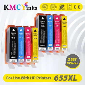 KMCYinks Compatibil 655 XL Înlocuire a Cartușului de Cerneală pentru HP 655 HP655 deskjet 3525 5525 4615 4625 4525 6520 6525 6625 Printer