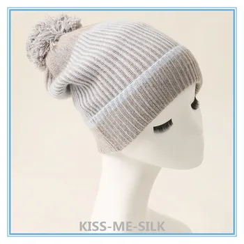KMS mai Recente Design Nou cașmir tricotate pălărie și mănuși Două bucăți pentru Femei