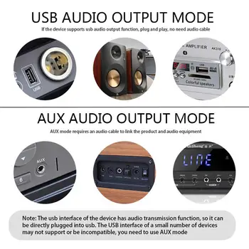 KN318 Imbunatatita Bluetooth 5.1 Receptor Audio RCA-3.5 mm AUX Jack USB Dongle Muzica Adaptor Wireless Pentru PC-uri Auto TV Căști