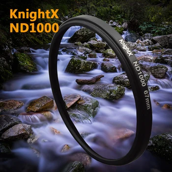KnightX ND1000 filtru 52mm 58mm 67mm densitate Neutră ND 1000 PENTRU Canon nikon EOS Digital aparat de Fotografiat Lentilă d3300 1200d foto 1300d