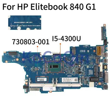 KoCoQin 730803-001 730803-501 placa de baza Pentru Laptop HP Elitebook 840 850 G1 I5-4300U Placa de baza 6050A2560201-MB-A03 Core SR1ED