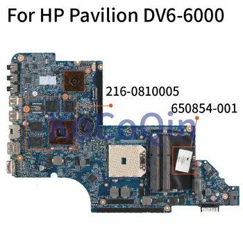 KoCoQin laptop Placa de baza Pentru HP Pavilion DV6-6000 650854-001 650854-501 216-0810005 DDR3 Placa de baza