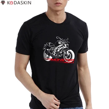 KODASKIN Motocicleta tricou Tricouri Barbati Topuri & Tees T-shirt pentru Ducati Monster 1100