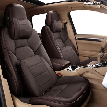 Kokololee Personalizate din Piele scaun auto capac Pentru Ford Fiesta Fusion Mondeo Focus Escort S-MAX Marginea Kuga Taur Automobile Seat Cover