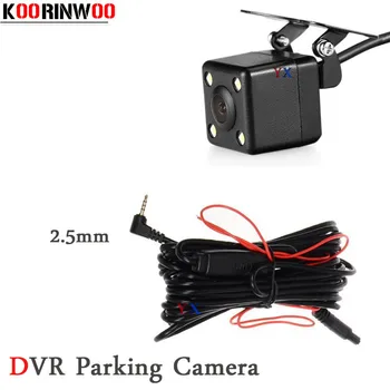 Koorinwoo Viziune de Noapte Recorder Mașină Dash Cam camera retrovizoare Parcare aparat de fotografiat Impermeabil de rezervă pentru Dual Lens Android Auto DVR