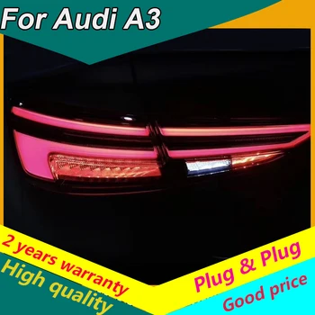 KOWELL Styling Auto pentru AUDI A3 stopuri 2013-2019 Audi a3 spate cu LED-uri de Lumină LED-uri Lampă Spate cu Dinamică de semnalizare