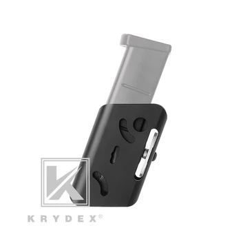 KRYDEX IPSC Revista Husă din Aluminiu Toc Mag USPSA Concurs de Fotografiere Multi-Unghi de Ajustare Viteza Shooter Pistol Cursa BK