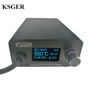 KSGER Statie de Lipit DIY OLED Digital Controler de Temperatura T12 Mâner Reglabil Electric Duza Sta Uscător de Instrumente de Sudare