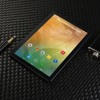 KT107 Gaură Rotundă Tableta 10.1 Inch Ecran Mare, Android Versiunea 8.10 Moda Comprimat Portabil 8G+64G Negru Tablet Black UE Plug