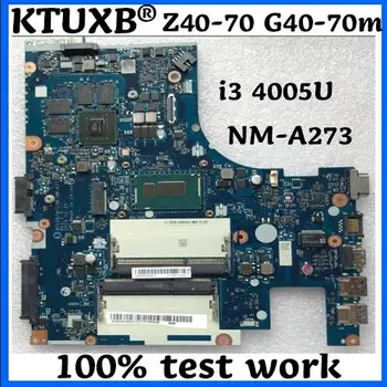 KTUXB ACLUA/ACLUB NM-A273 placa de baza pentru Lenovo Z40-70 G40-70M notebook placa de baza CPU i3 4005U GT840M 2G test OK
