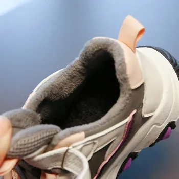 Kushyshoo Pantofi pentru Copii 2021 Spring Fashion Casual Cârlig & Bucla de Culoare Amestecat Fată Copilul Adidași Non-alunecare Spori Pantofi Platforma
