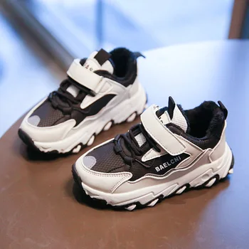 Kushyshoo Pantofi pentru Copii 2021 Spring Fashion Casual Cârlig & Bucla de Culoare Amestecat Fată Copilul Adidași Non-alunecare Spori Pantofi Platforma