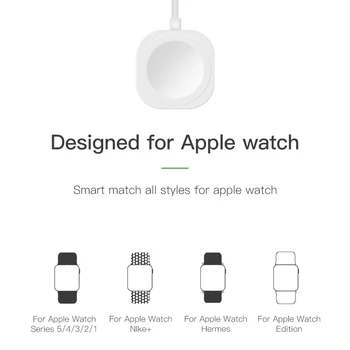 KUULAA Încărcător Wireless Pentru Smart Apple Watch Seria 5 4 3 2 1 Ceas Inteligent Incarcator Pentru Apple Watch Încărcător Dock de Încărcare Încărcător