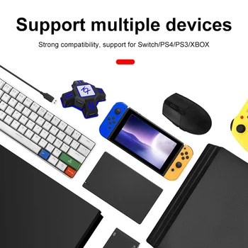 KX USB Controler de Joc Converter Keyboard Mouse-Adaptor pentru Comutator/Xbox/PS4/PS3
