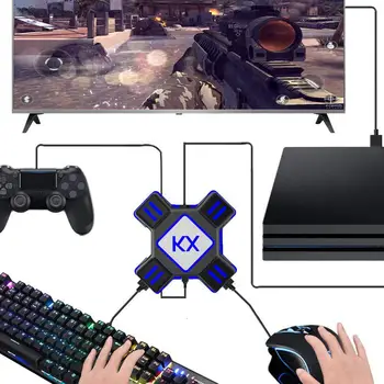 KX USB Gaming Bord Cheie Mouse-ul Controleri Adaptor Convertor Video Game Keyboard Mouse-adaptor pentru Comutator/Xbox/PS4/PS3