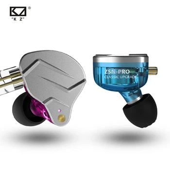 KZ ZSN Pro În Ureche Căști 1BA+1DD Tehnologie Hibrid Hifi Bass Metal Pavilioane Căști Sport Zgomot Bluetooth Cablu Pentru ZSN Pro