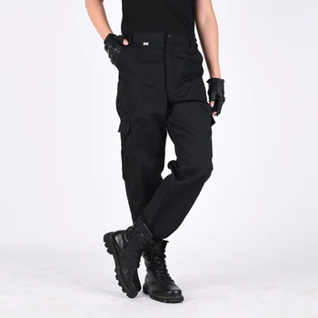 L-4XL Barbati Culoare Solidă Multiple Buzunare de Formare de Lungă, Pantaloni de Marfă Drumeții Direct Pantaloni Barbati Casual Pantaloni Streetwear