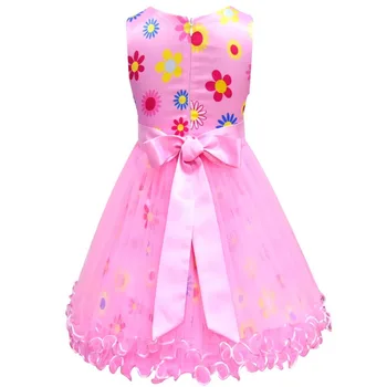 L. O. L. SURPRIZĂ! Fată Prințesă Drăguț Rochie Floral Copii Vară O-linie Plasă Puffy Rochii de Copii de Lol Păpuși de Desene animate Costum