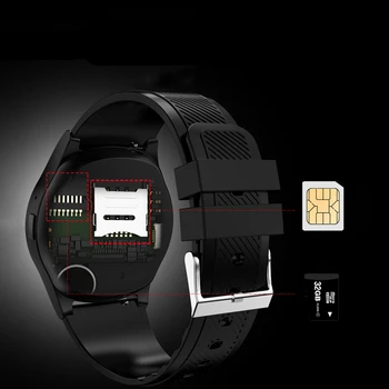 L9 Inteligent Ceas Cu Camera Bluetooth Ceas Sport de Detectare Somn Pedometru Fitness Monitor Suport Card SIM Smartwatch 1yw