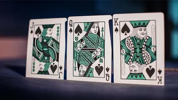 La Masa Verde Pachet Carti de Joc Poker Dimensiune USPCC Custom Limited Ed. Nou Sigilat Recuzită Magie