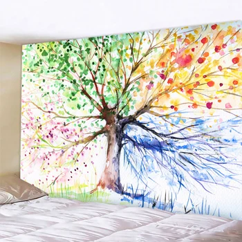 La modă Nordic simplu tapiserie pomul vieții tapiserie peisaj tapet arta de perete sal home decor pad Pandantiv