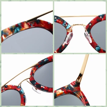 La Vie Handmade Real Acetat de Ochelari de Soare pentru Femei de Înaltă Calitate, lucrate Manual Original de Design de Brand Femei ochelari de Soare