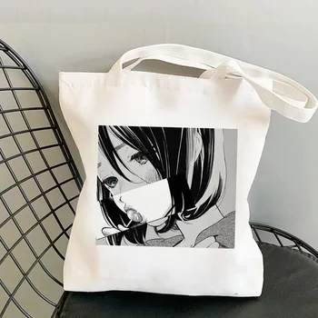 Lacrimi de Fată cumpărături sac geantă de mână sac de iută cumparator sac de bumbac iută sacola ecobag cabas