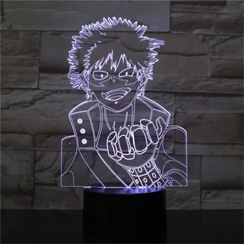 Lamparas Eroul Meu mediul Academic Anime 3D LED Lumini de Noapte Bakugou Katsuki Acțiune Figura Copii Jucarii Creative de Iluminare Lampa de Masa Decor